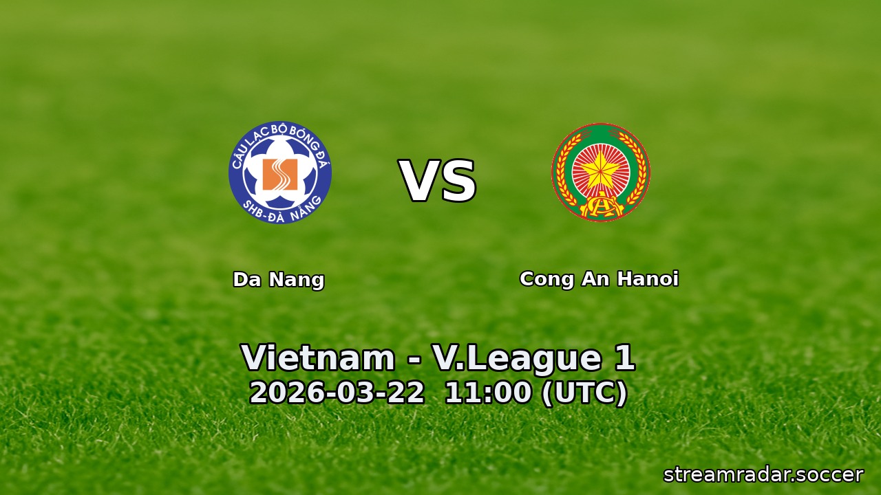 Da Nang vs Cong An Hanoi