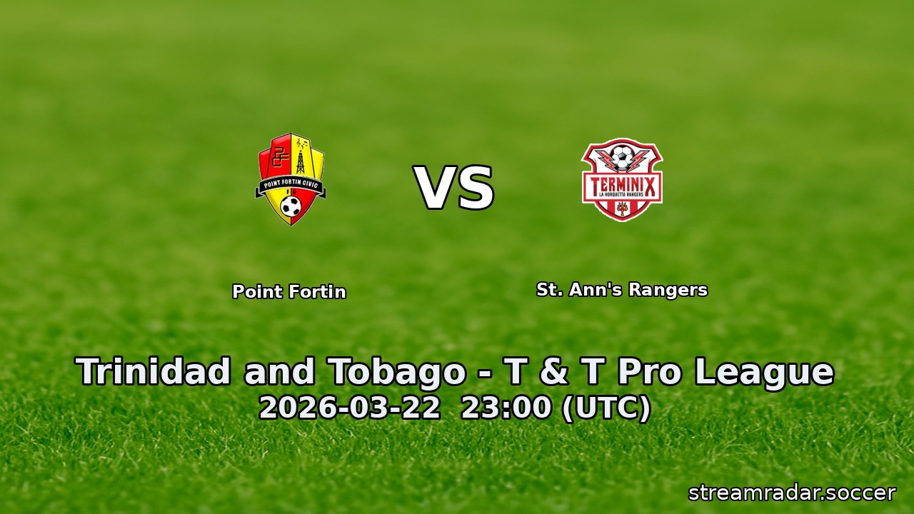 Point Fortin vs St. Ann's Rangers