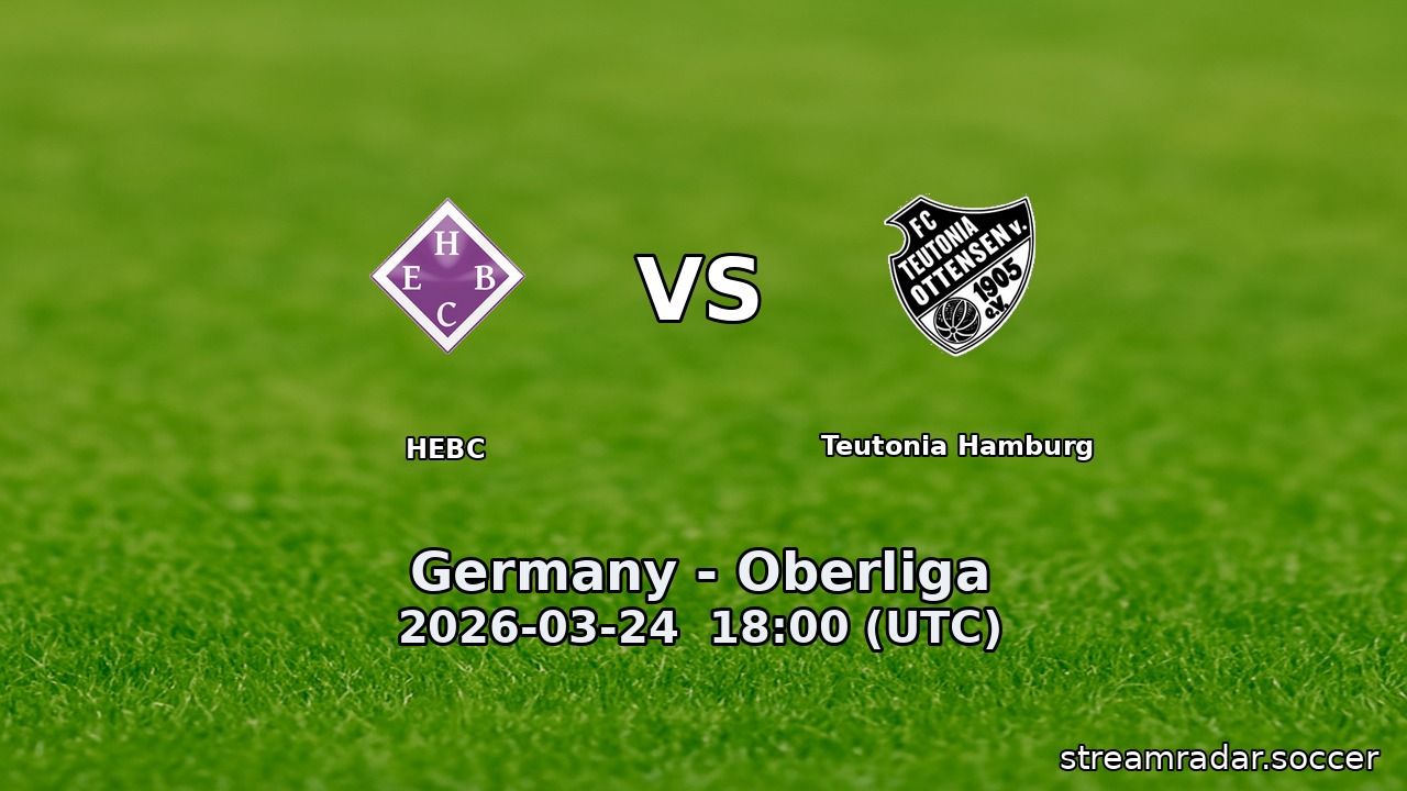 HEBC vs Teutonia Hamburg