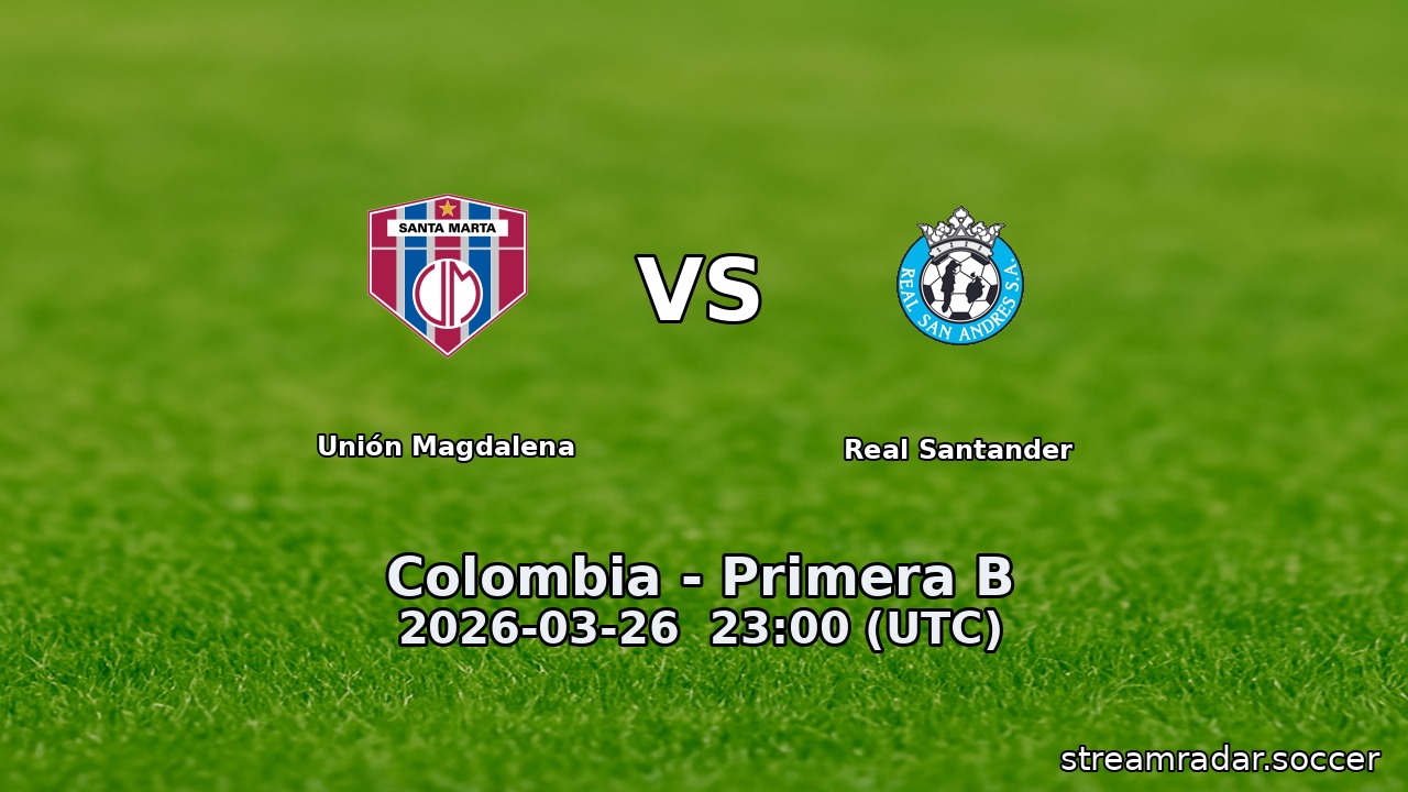 Unión Magdalena vs Real Santander