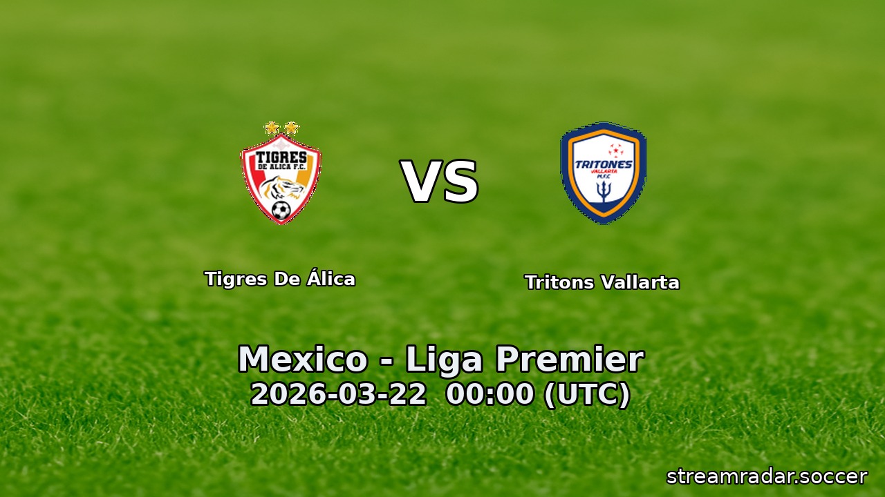 Tigres De Álica vs Tritons Vallarta