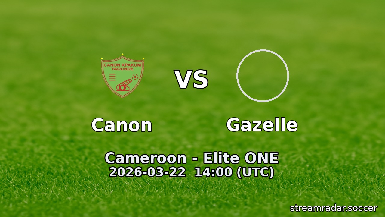 Canon vs Gazelle