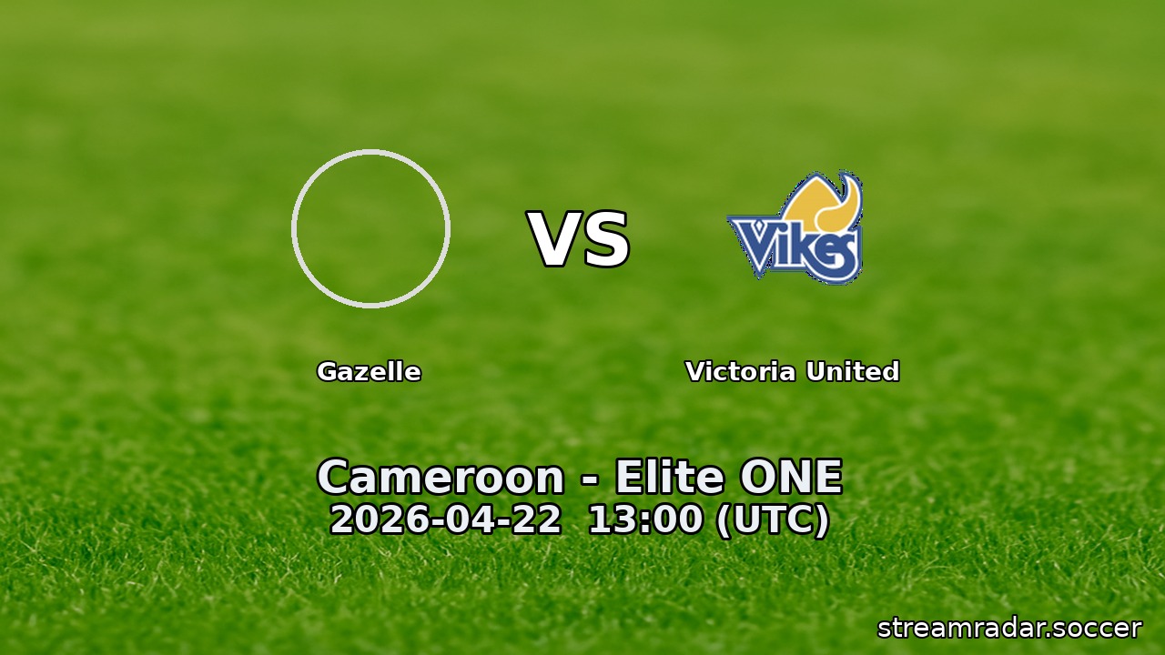 Gazelle vs Victoria United