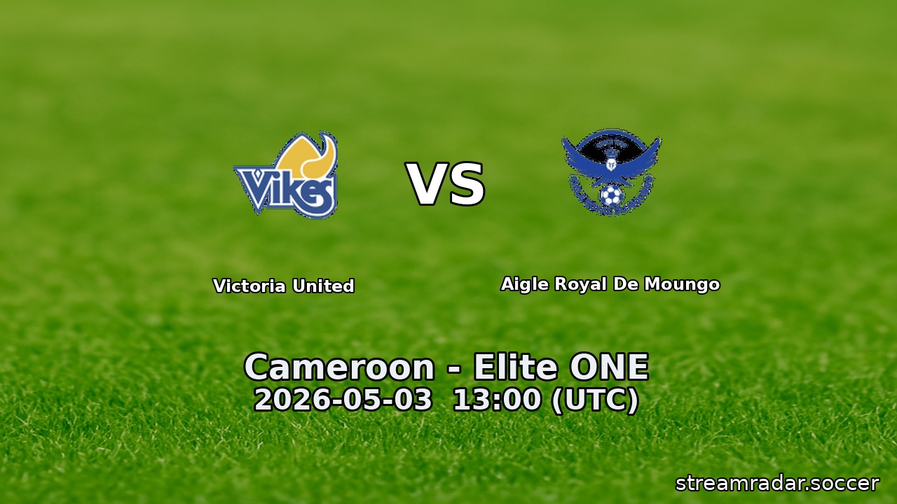 Victoria United vs Aigle Royal De Moungo