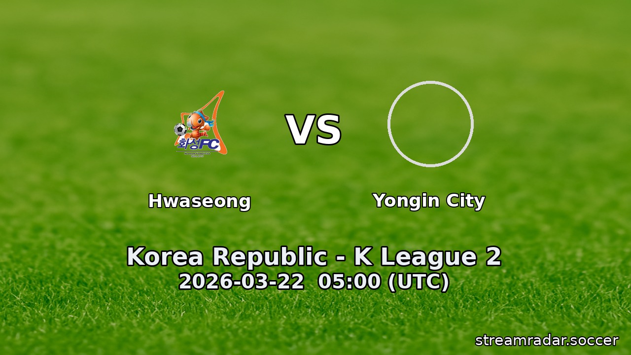 Hwaseong vs Yongin City