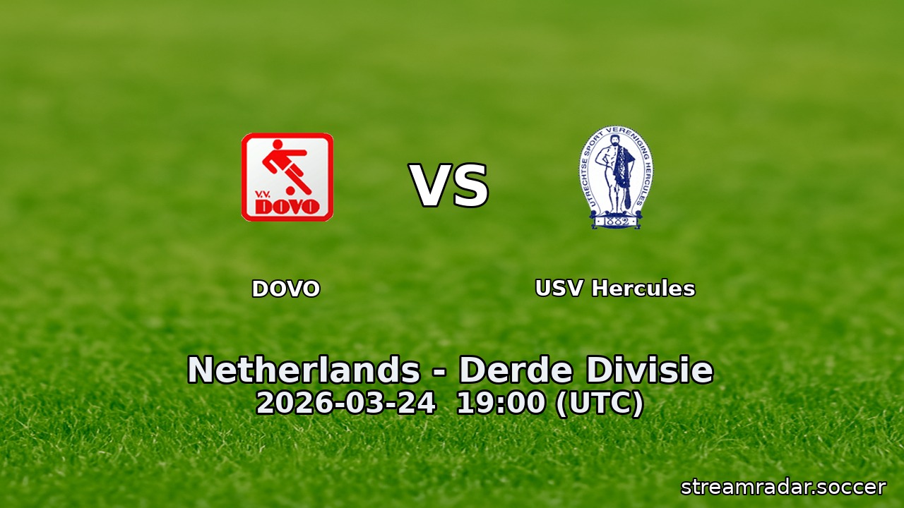 DOVO vs USV Hercules