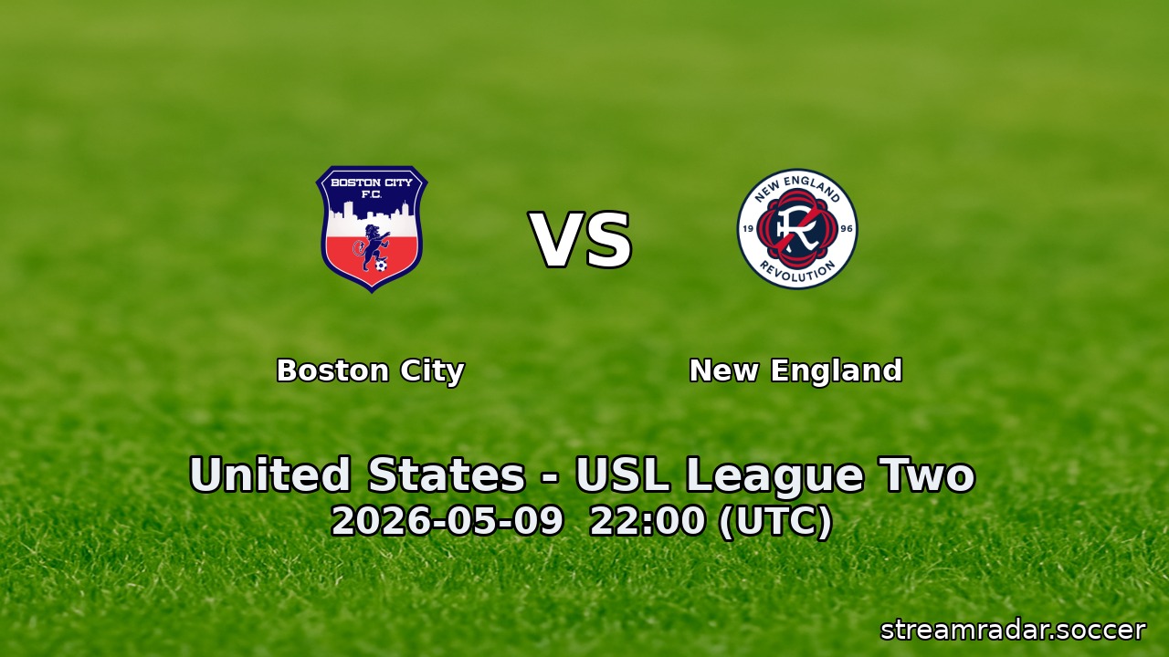 Boston City vs New England