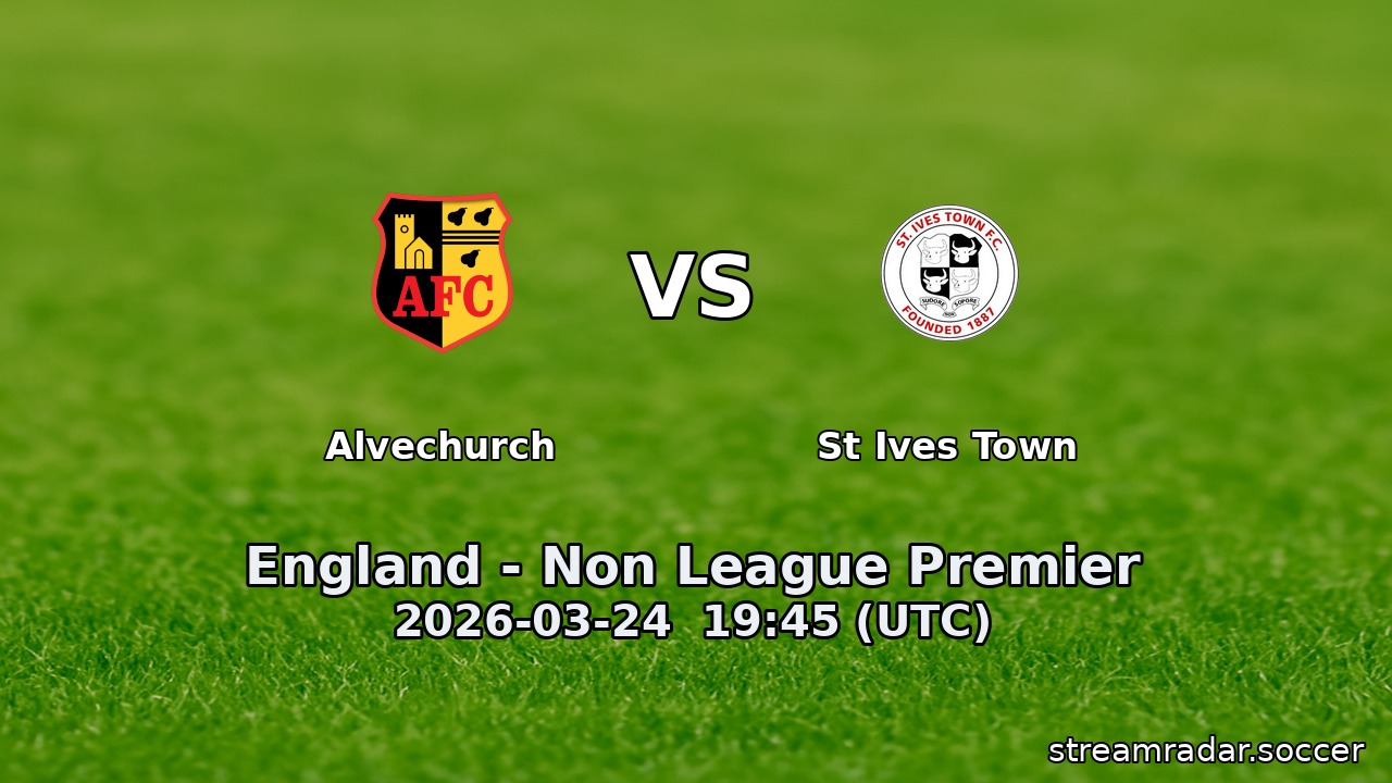 Alvechurch vs St Ives Town