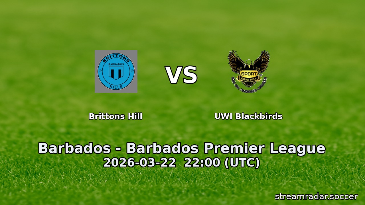 Brittons Hill vs UWI Blackbirds