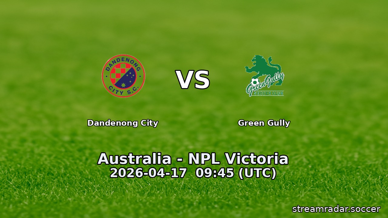 Dandenong City vs Green Gully