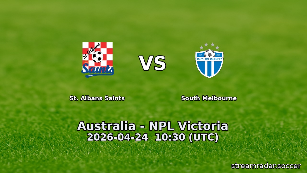 St. Albans Saints vs South Melbourne
