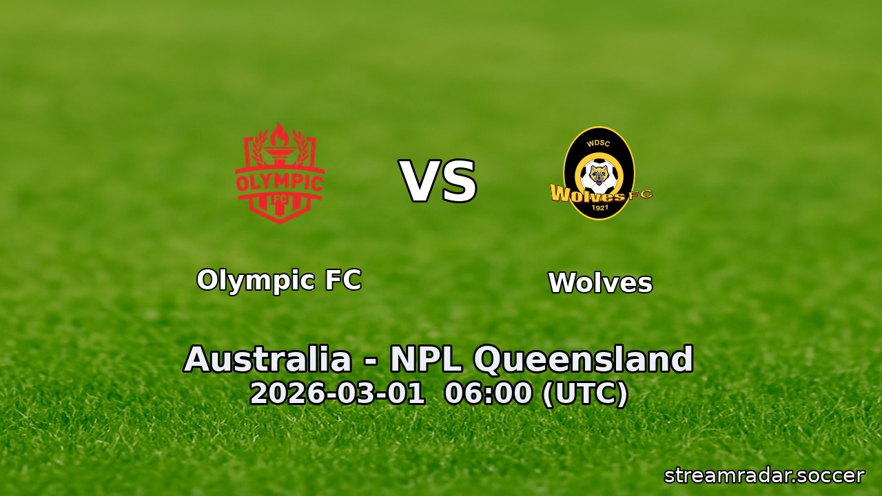 Olympic FC vs Wolves