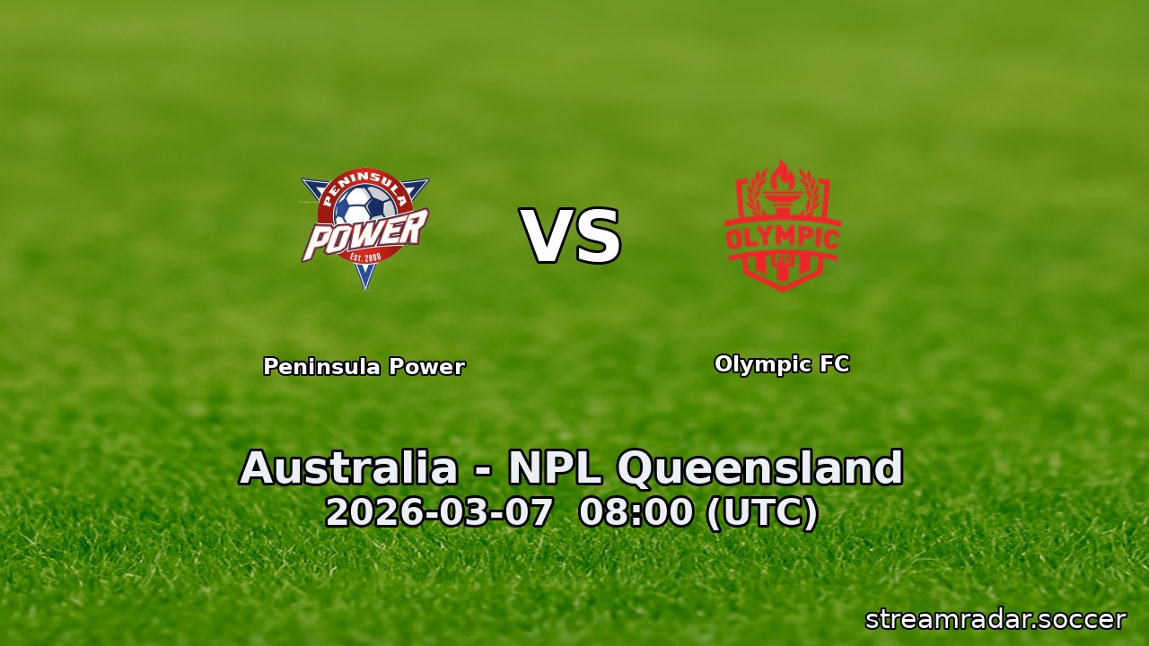 Peninsula Power vs Olympic FC