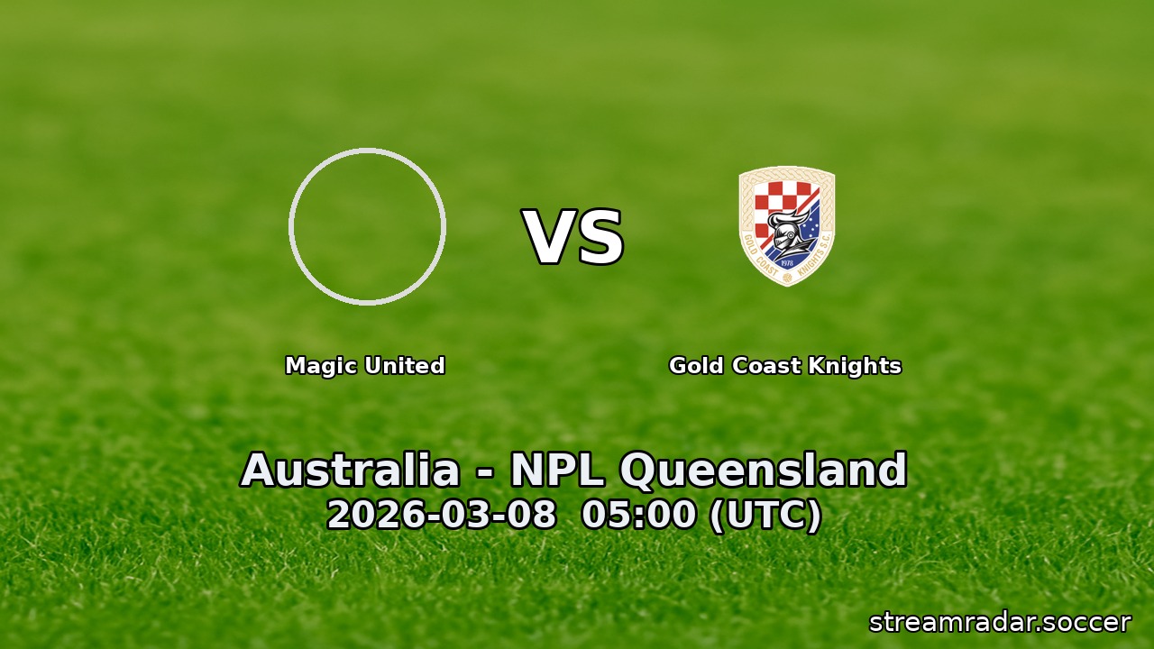Magic United vs Gold Coast Knights