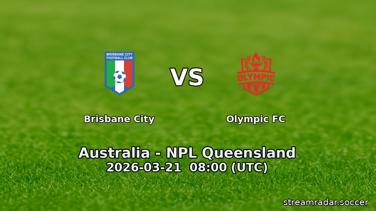 Brisbane City vs Olympic FC