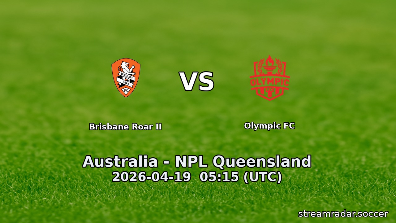 Brisbane Roar II vs Olympic FC