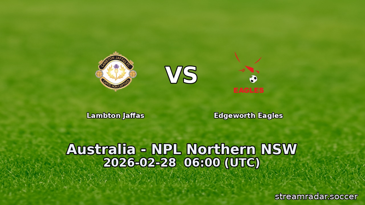 Lambton Jaffas vs Edgeworth Eagles