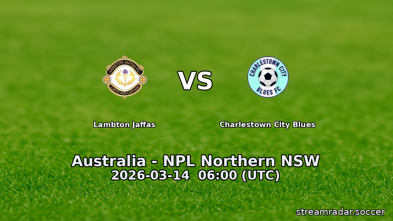 Lambton Jaffas vs Charlestown City Blues