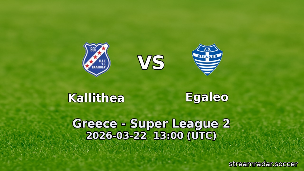 Kallithea vs Egaleo
