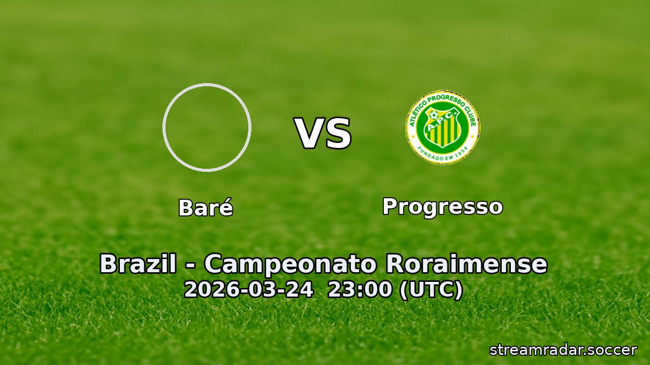 Baré vs Progresso
