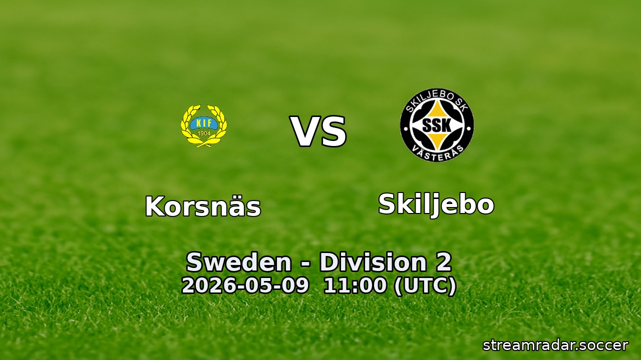 Korsnäs vs Skiljebo