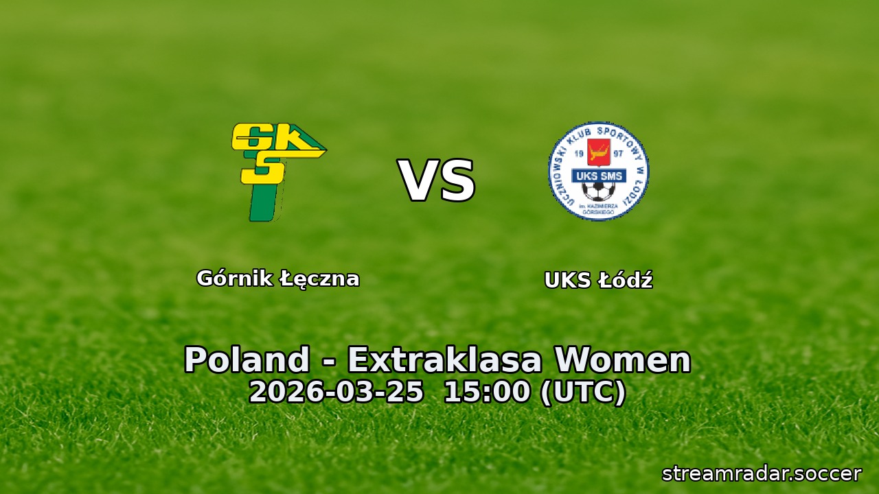 Górnik Łęczna vs UKS Łódź
