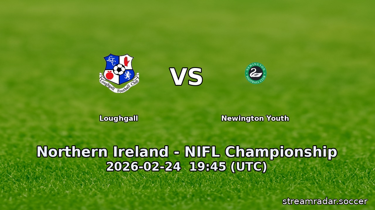 Loughgall vs Newington Youth