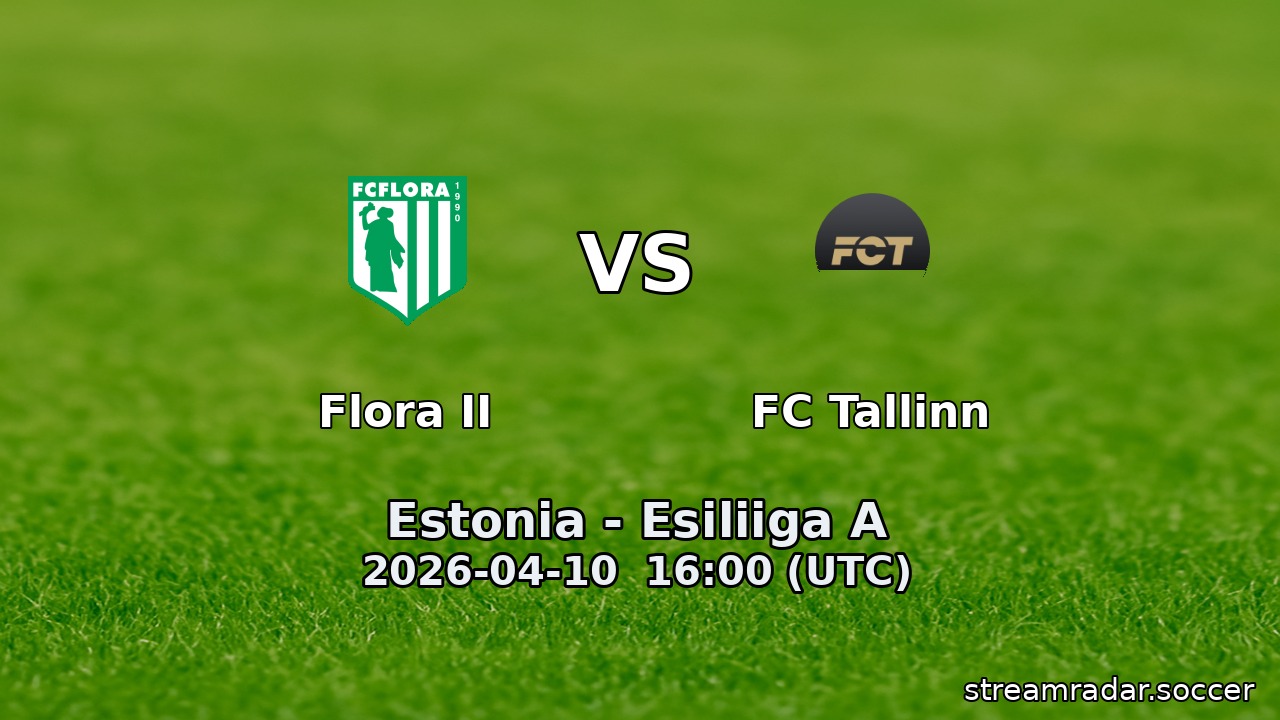Flora II vs FC Tallinn
