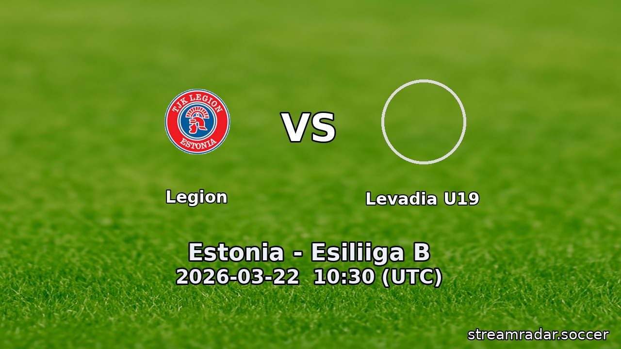Legion vs Levadia U19