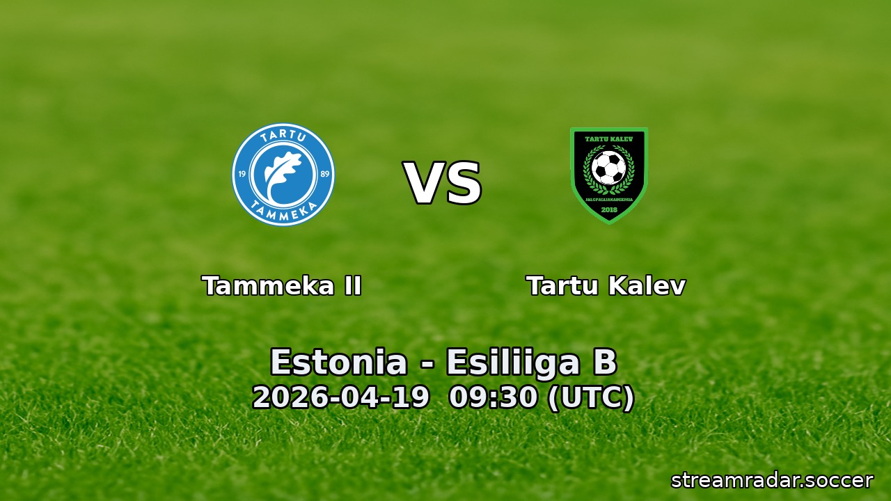 Tammeka II vs Tartu Kalev