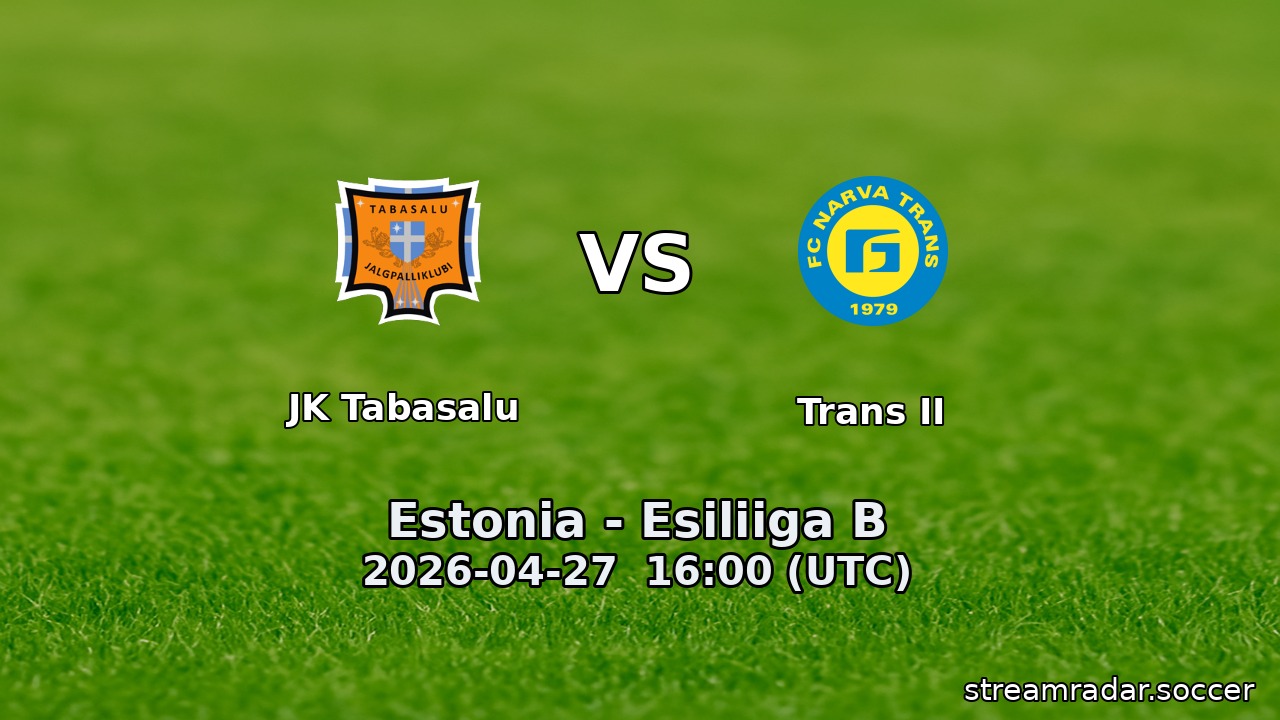 JK Tabasalu vs Trans II