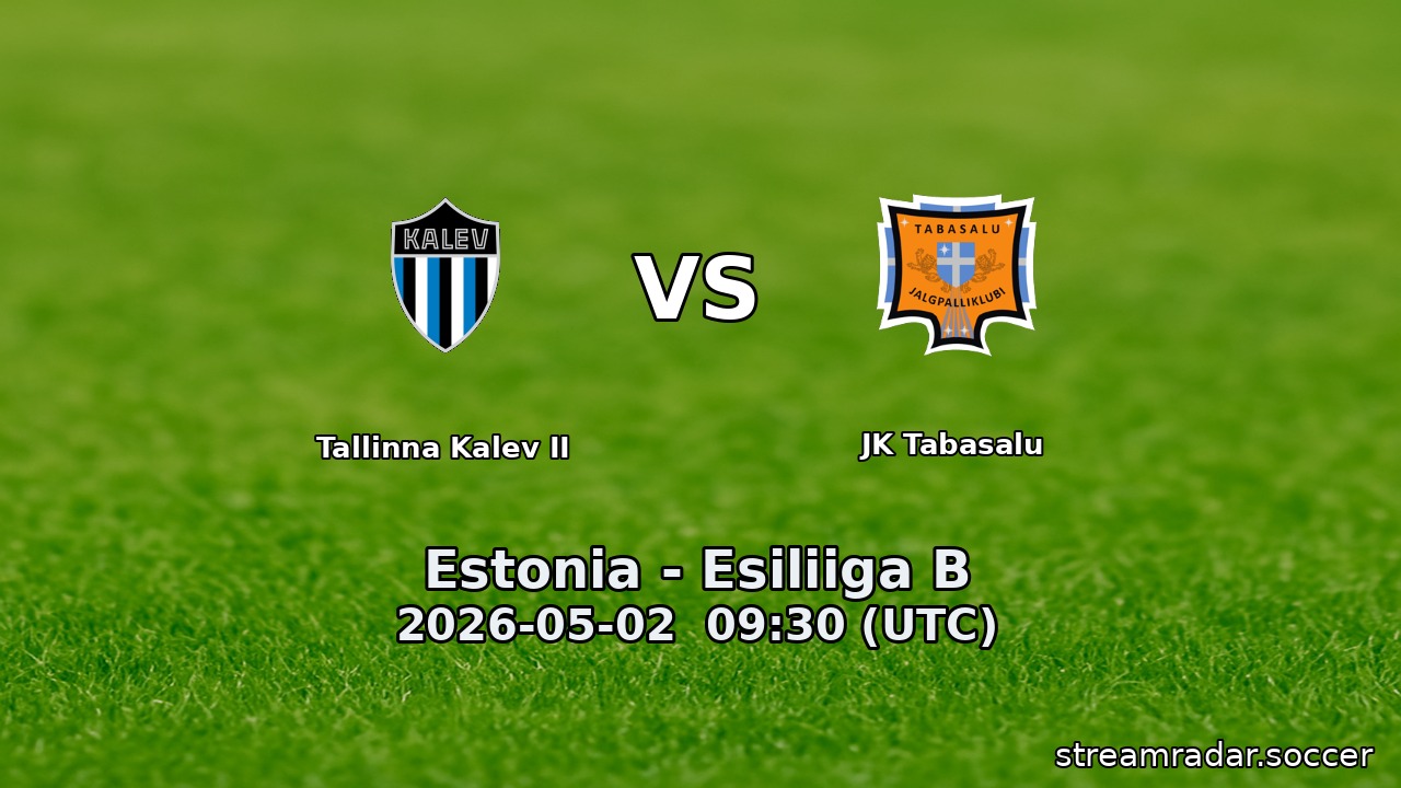 Tallinna Kalev II vs JK Tabasalu