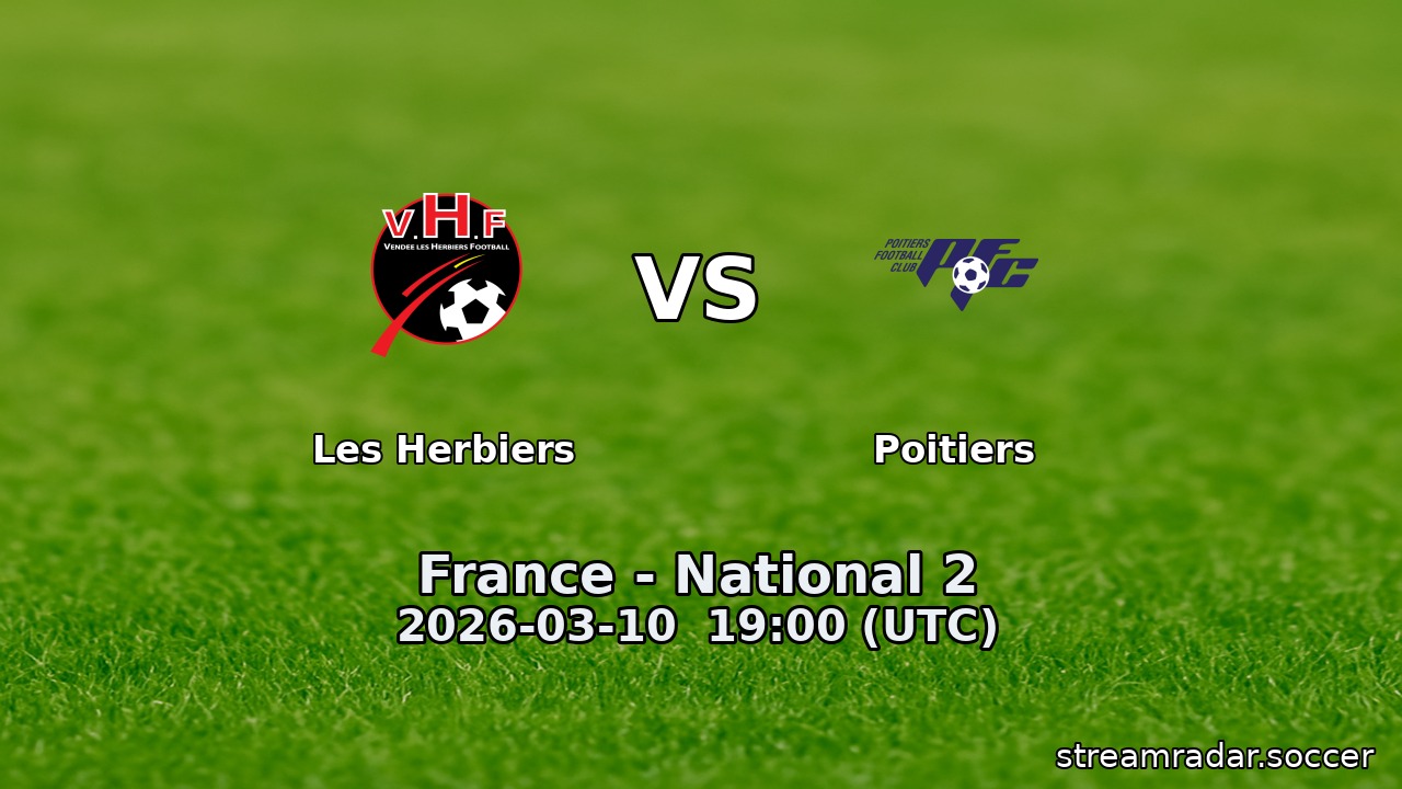 Les Herbiers vs Poitiers