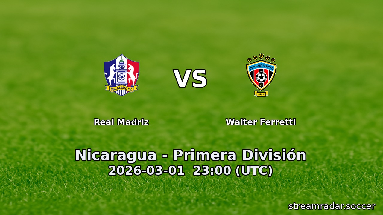 Real Madriz vs Walter Ferretti