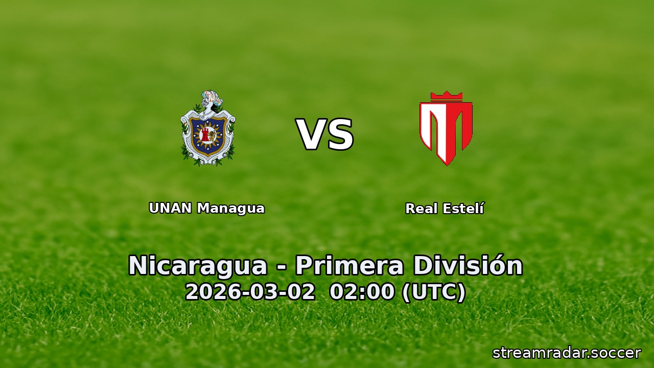 UNAN Managua vs Real Estelí