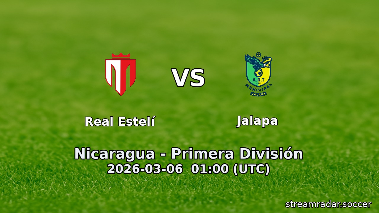 Real Estelí vs Jalapa