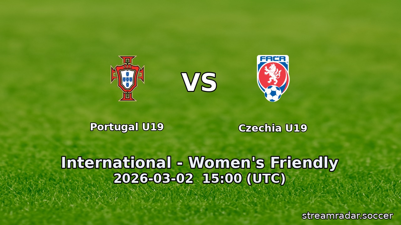 Portugal U19 vs Czechia U19