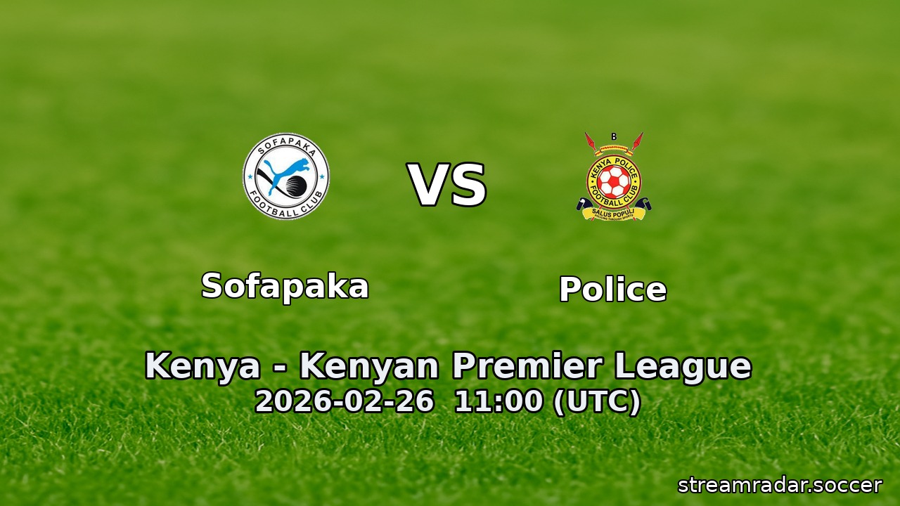 Sofapaka vs Police