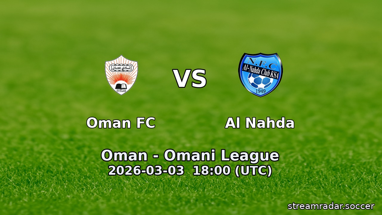 Oman FC vs Al Nahda
