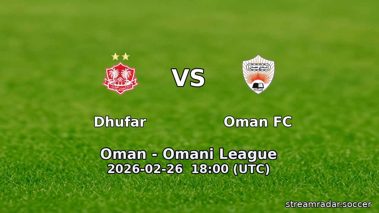 Dhufar vs Oman FC