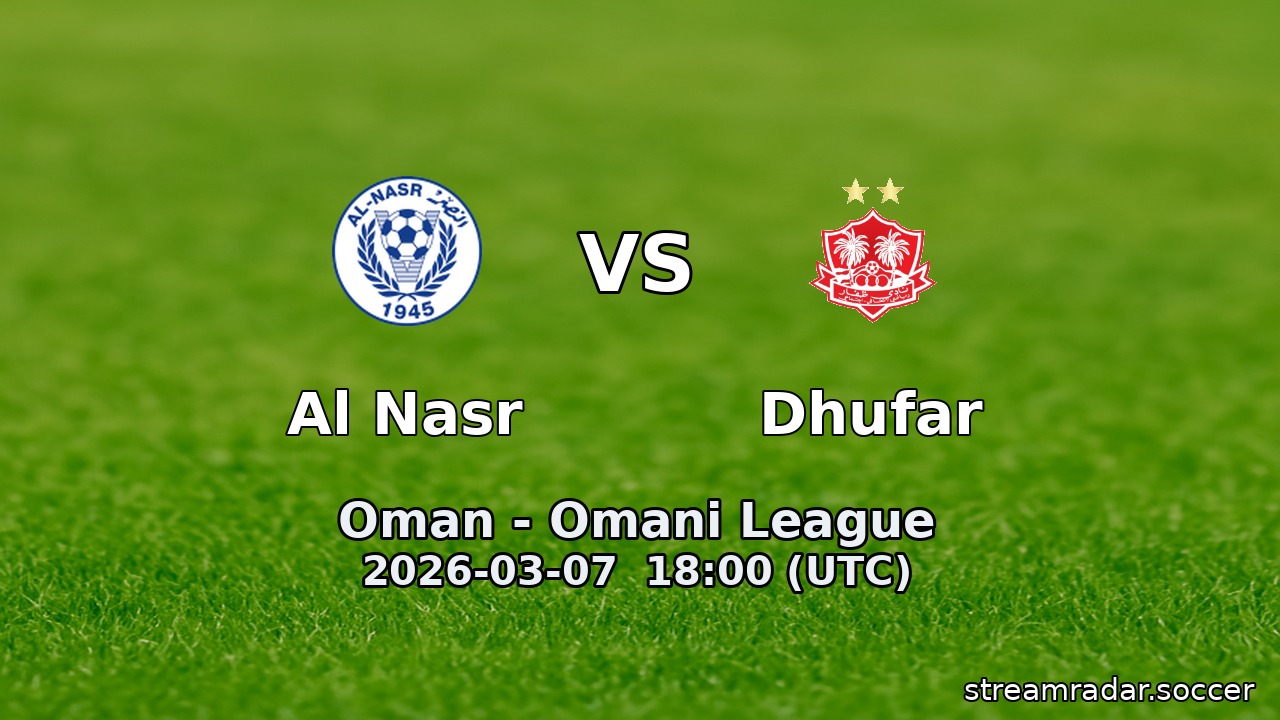 Al Nasr vs Dhufar