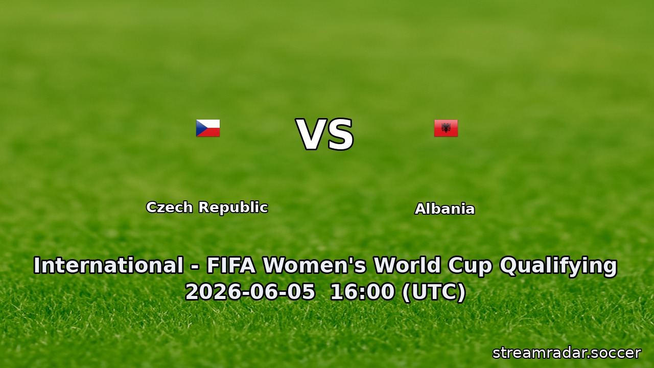 Czech Republic vs Albania