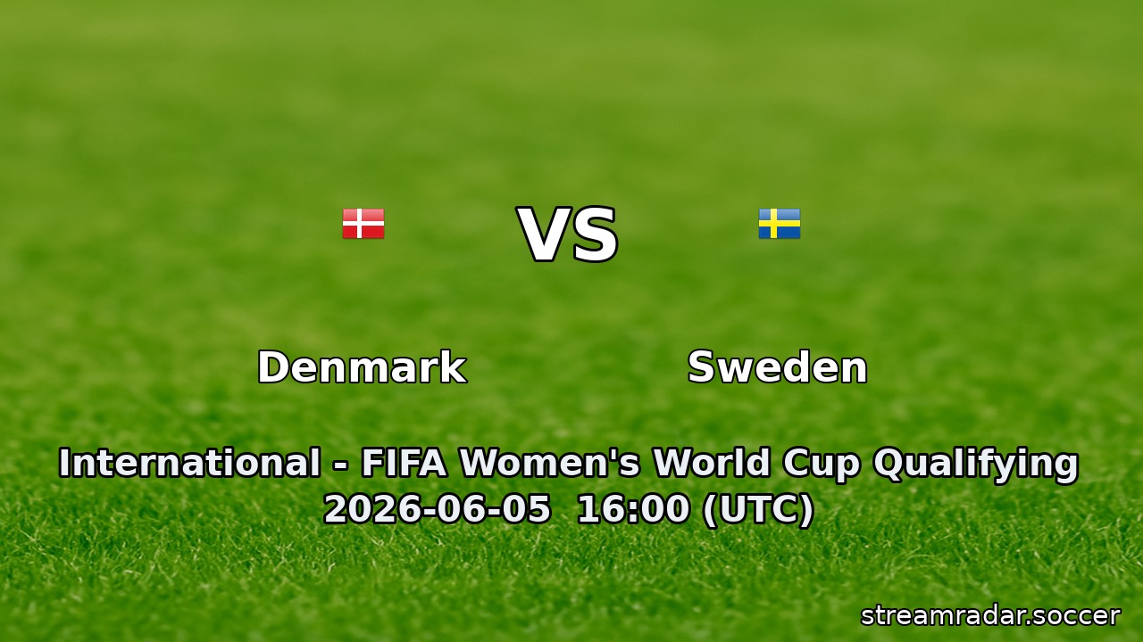 Denmark vs Sweden