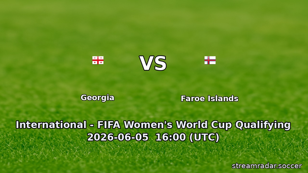Georgia vs Faroe Islands
