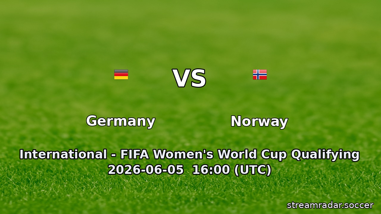 Germany vs Norway