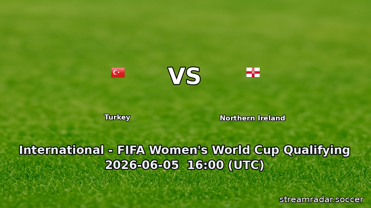 Turkey vs Northern Ireland