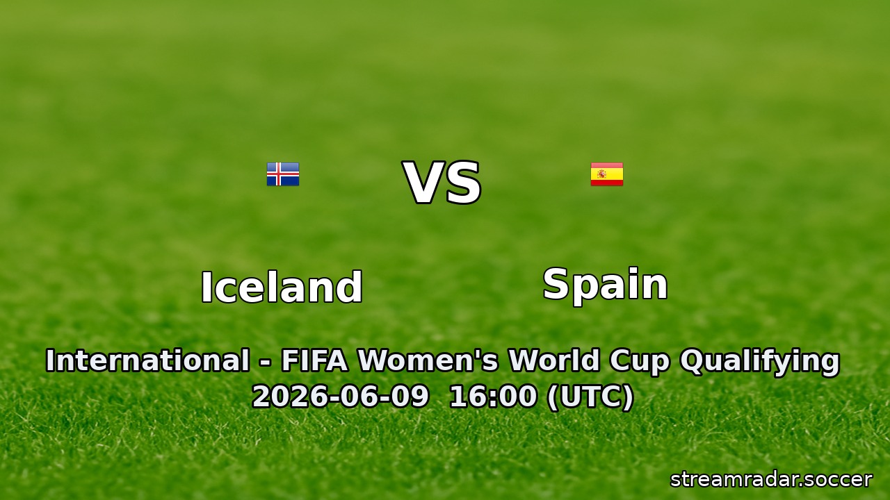 Iceland vs Spain