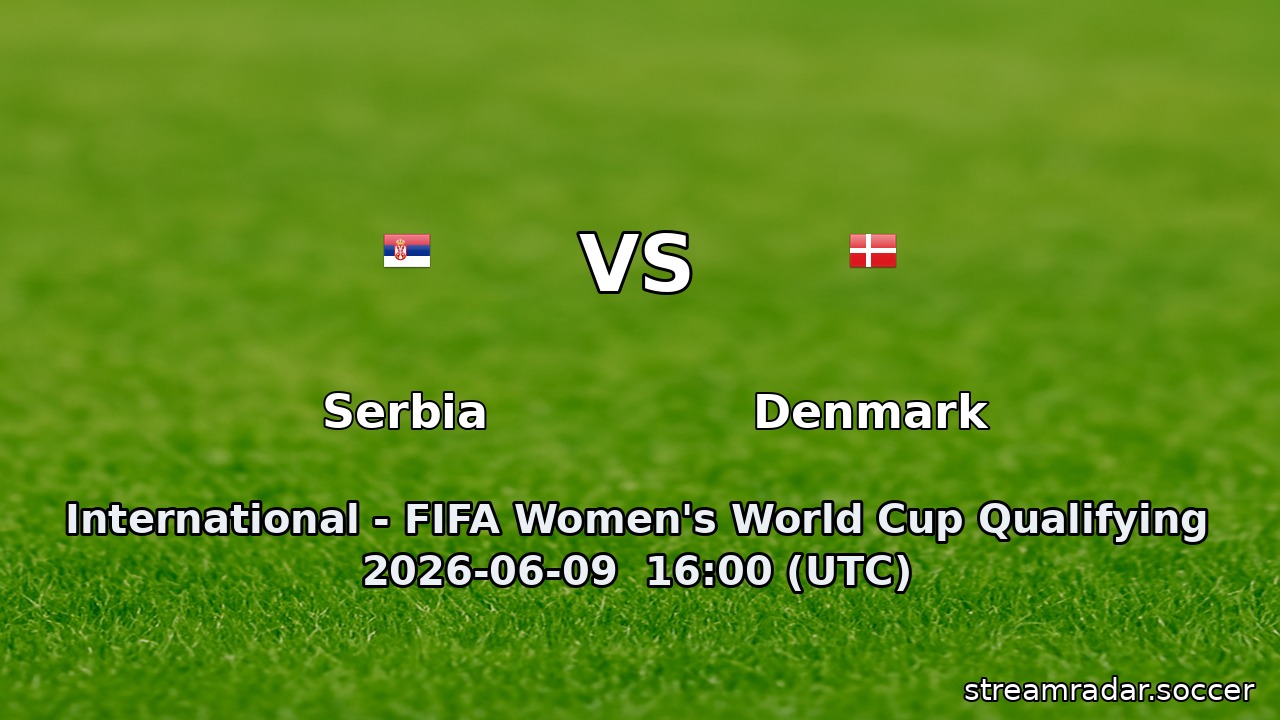 Serbia vs Denmark