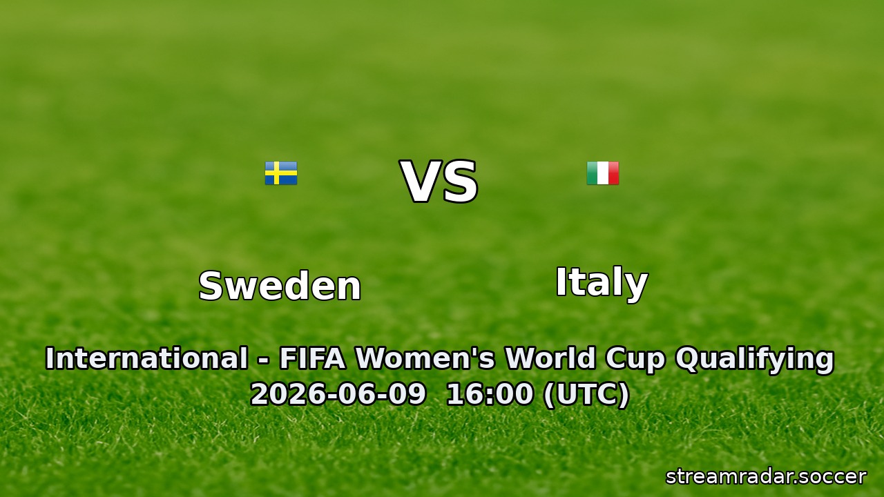 Sweden vs Italy