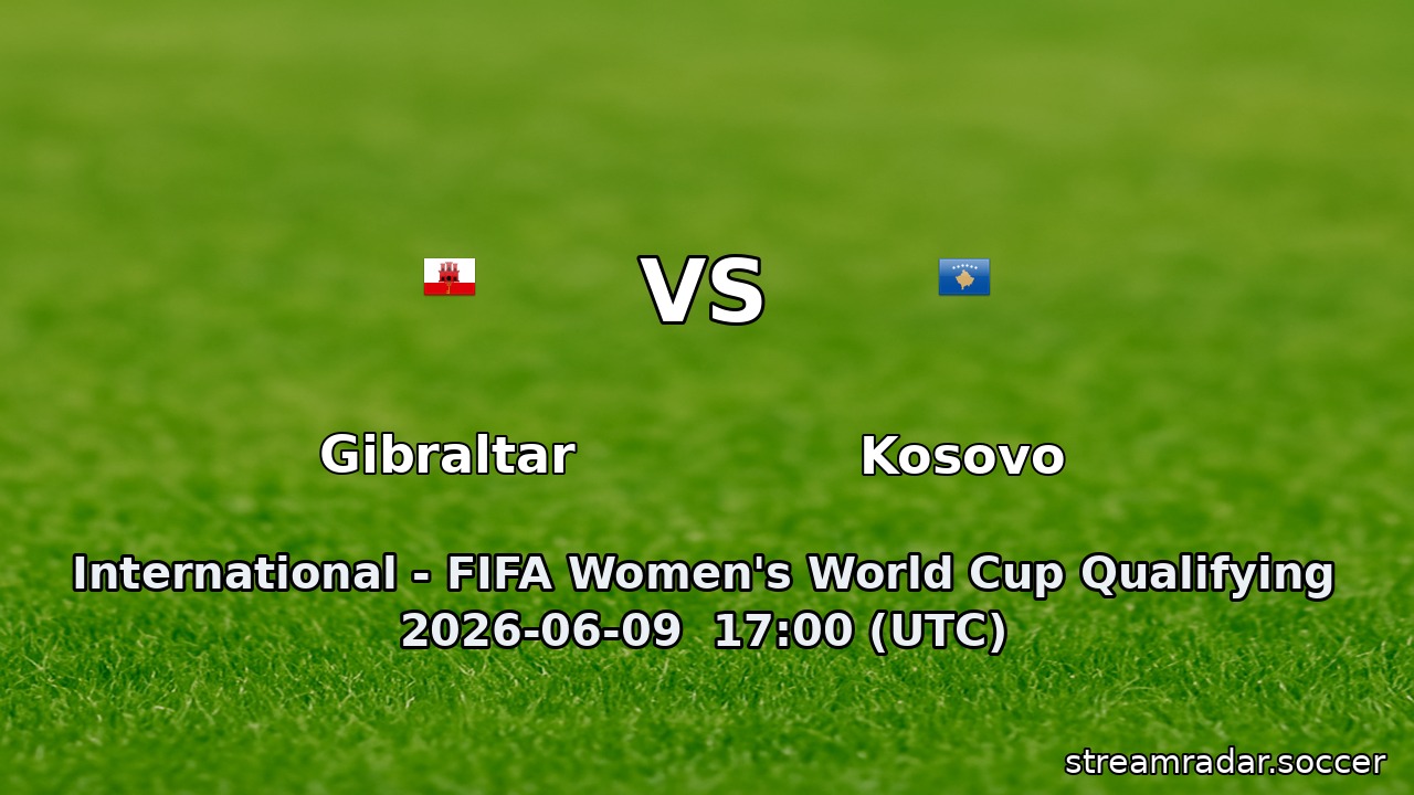 Gibraltar vs Kosovo